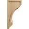 Ekena Millwork 4 3/4"W x 6"D x 12"H Diane Recessed Wood Corbel, Cherry CORW05X06X12DICH - alternate 2